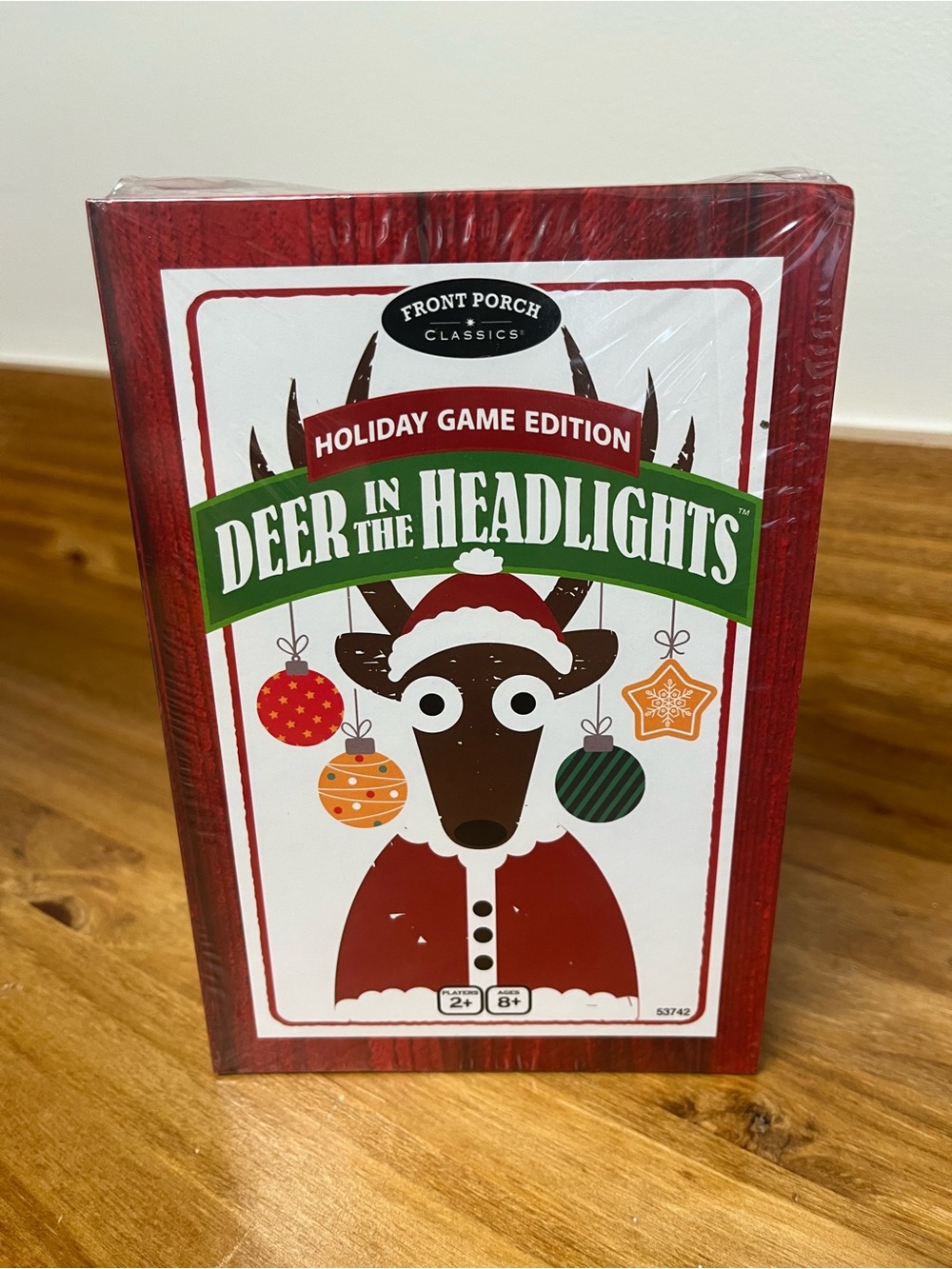 Deer in the Headlights Holiday Game - Red